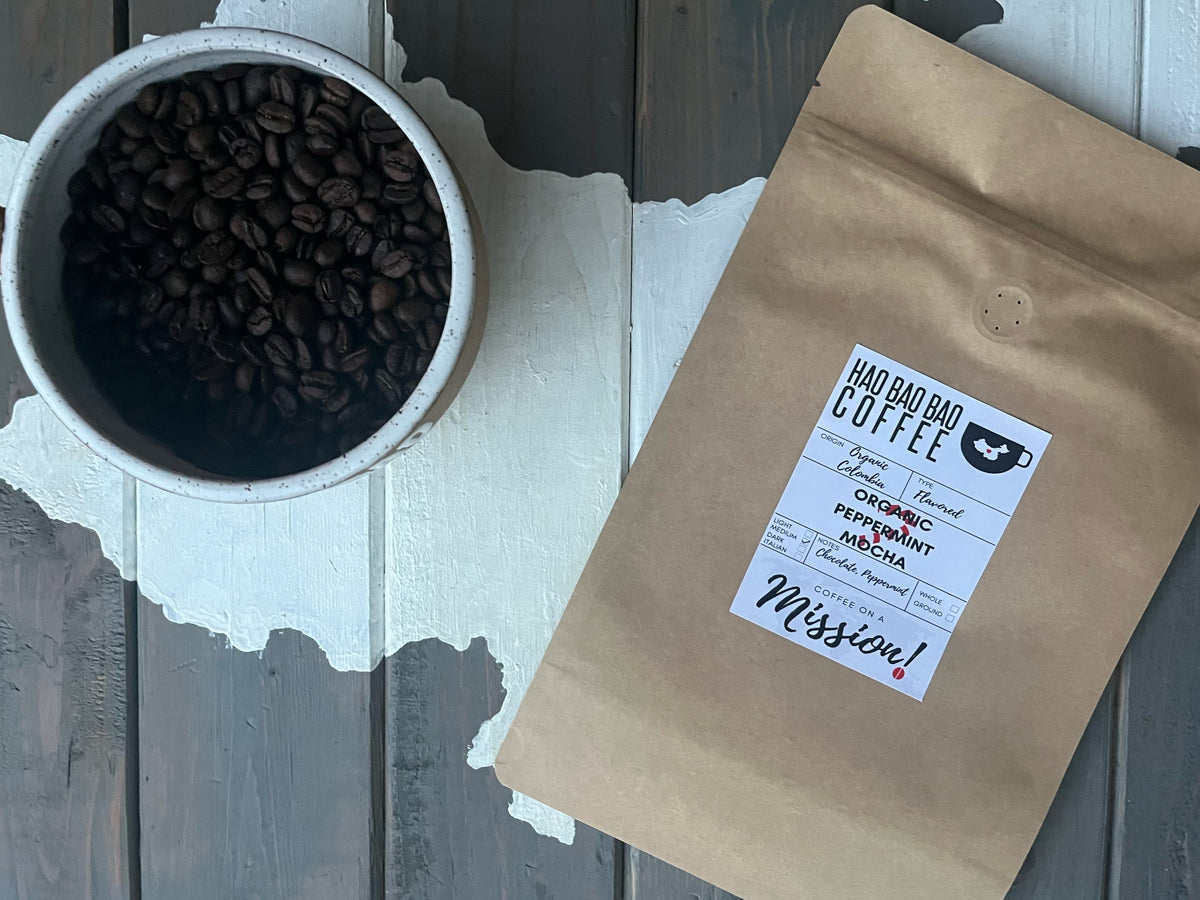 Organic Peppermint Mocha Flavored Coffee