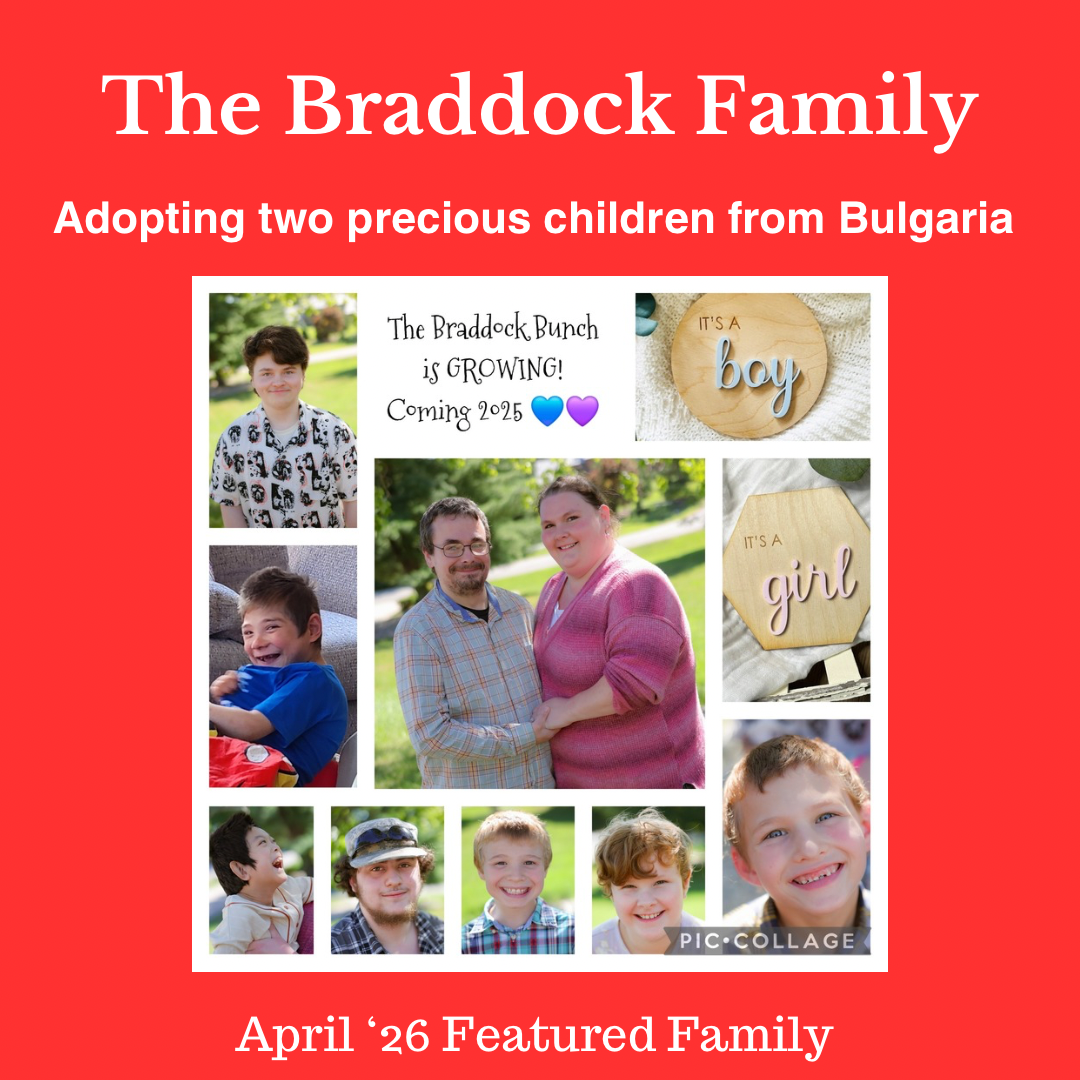 Meet our April ‘26 Featured Family: The Braddock Family