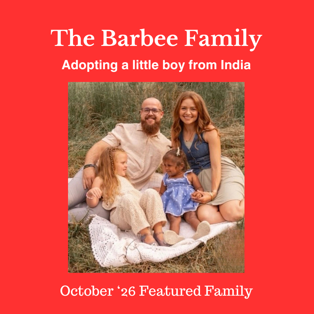 Meet our October '26 Featured Family: The Barbee Family